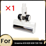 (White) For R10 R20 R30 T20 T30 Vacuum Cleaner Attachment Soft Roller Brush for Wooden Floor Ceramic Tile Ma