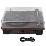Bluetooth Record Player Vintage 3 Speed Built in Speaker Wireless Vinyl Turntable with Cover