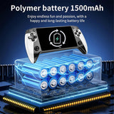 X9 Handheld Game Console 8GB 2000+ Games 5.5inch IPS Screen Retro Arcade Game Console for Kids Gift