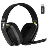 BW06 2.4G Wireless Gaming Headset with Flip ENC Mic for PC, , , Gamer Dual Mode Bluetooth Headphones-Black
