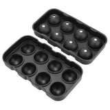 Silicone Ice Cube Trays (set Of 2) For Making Large Square Ice Balls, Perfect For Cocktails And Bour