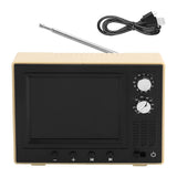 1:12 Miniature TV Playable Video Mini Television Model Living Room Decor Toy