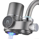 Faucet Water Filter, LED Display Water Purifier to Reduce Lead, Chlorine & Heavy Metals, Sink Water Filter