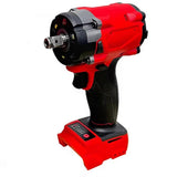 Brushless Wrench Electric Driver 1/2In Repair Cordless Screwdriver 4 Gears Power Tools for 18V Battery