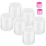 20 Stage Shower Filter Replacement , Shower Heads Filter Refill for Hard Water Purifier Remove Chlorine 6PACK
