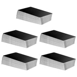 100 Pcs Metal Engraving Blanks Aluminum Sheet Laser Engraving Business Card Engraving DIY Gift Cards