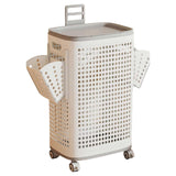 Oversized Ventilated Laundry Sorting Bin With Sturdy PP Construction Ideal for Housewives Students Apartment Dwellers