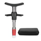 Manual One Head Spinal Massager 10 Levels Portable Chiropractic Adjusting Tool for Muscle RelaxationRed