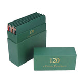 120 Colored Pencils for Artists Glossy Color Rendering Oil Based Professional Colored Pencils with Green Box for Drawing