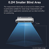3D Depth Camera Sensor Electronic Module FOV 73.8 Support ROS1 ROS2 for Robot Without Bracket