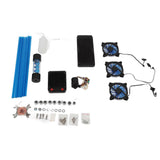 DIY 120/240mm Heat Sink CPU Water Block Pump Reservoir LED Fan Compputer Water Cooling Kit