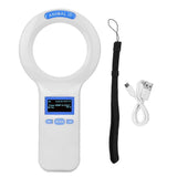 Rfid Ear Tag Reader Handheld Pet Microchip Portable Animal Scanner 134.2KHz