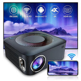 X5 Projector Smart 1080P Full HD Movie Proyector Support 4K Video Projector 2+16G Home Theater WIFI