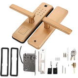 Smart Door Lock Fingerprint Password IC Card Lock Anti?Theft Home Security