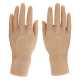 1 Pair Tattoo Practice Hand Reusable Versatile Fake Skin Hand Model for Beginners for Tattoo Training Education