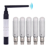 DMX512 2.4G ISM Wireless Transmitter + 5pcs Receivers Built-in Rechargeable Batterys 800m Long Visib