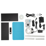 Microscope Camera LED Ring Light 48MP Image 1080P Video Recording 150X Lens Microscope Camera Kit US