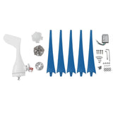 Wind Turbine Generator 400W 5 Blades 3 Phase AC Permanent Magnet High Efficiency Wind Energy Generat