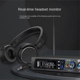 UHF Wireless In-Ear Monitoring System ER-102 with Bluetooth5.0 for Stage Performance,Recording US