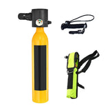 (orange color) 5-10Minutes Diving Time Diving Tanks Snorkeling Air Tanks Scubas Tanks 0.5L Scubas Diving Tanks for Underwater Breathing  orange color