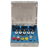 Implant Bone Expander Kit Colorful Professional Prosthetic Screw Drivers Repair Tool with Storage Box
