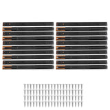 10 Pairs 22 Inch Drawer Slides Ball Bearing Sliding Guide Rails with Screws Detachable Nylon Buckle