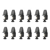 2 Pcs Office Desk Divider Clamp Privacy Screen Clip Holder -Black