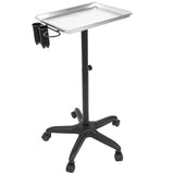 Hair Salon Trolley Adjustable Height Aluminum Alloy Rolling Cart for Barber Shop