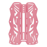(Pink) Diver BCD Plate Buoyancy Compensator Device BCD Accessory Multicolors Aluminium Alloy Scubas Diving Techniques Backplate  Pink