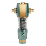 (7 tons large flow mo) Water Filtering Solution Full House Pre Filter with Gauge Home Water Purifiers Metal Texture Perfect for Safe Drinking