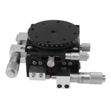 Manual Linear Positioning Stage XYR 3 Axes Micrometer Adjustable Bearing Tuning Platform Sliding Table