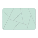 (Green) Bath Mat,Super Absorbent Diatomite Floor Mat Slip Resistant Fast Drying Bathroom Rug Easy to Clean Door Mat  Green