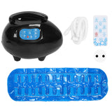 Electric Bathtub Bubble Massage Mat 3 Gear Full Body Bubbling Bath Thermal Massager Machine Black 8 Buttons EU Plug 220V