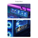 11.9Inch IPS Capacitor Screen HD Display 320X1480 Hi-Fi Speaker Computer Auxiliary Screen for , No
