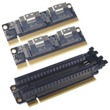 PCIe 4.0 X16 to 2 Ports NVMe Expansion Card PCI-E 4.0 16x to SlimSAS 8i X2 SFF8654 Graphics Card SS