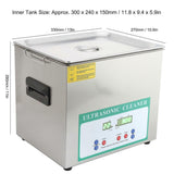 Ultrasonic Washing Machine Timed Cleaning for Jewelry Ring Necklace DK-410HTD 10L 240WAC110V US Plug