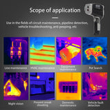 Infrared Thermometer 5 Modes Adjustable 2.8in LCD Display Handheld Thermal Camera USB Data Transmiss