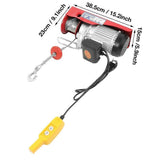 300/600kg Electric Hoist Winch Remote Control Cable Lifting Crane