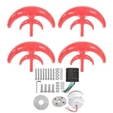 Wind Turbine Kit 4Blade Lantern Vertical Axes Generator Electricity Producer Equipment 1200W48V