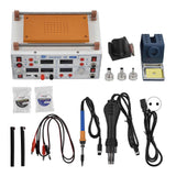 Air Gun Soldering Station LED Screen Separator Regulated Power Supply Combination Type 8684DEU Plug AC220V