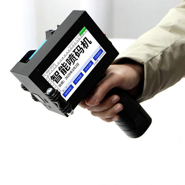 Portable 600DPI Handheld Smart Inkjet Printer Date/QR Code/Logo/Label ...