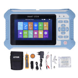 Optical Fiber Tester 4.3in LCD Power Meter Fault Locator OTDR Optical Time Domain Reflectometer 100240V EU Plug