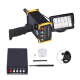 Underground Metal Detector Yellow Outdoor Treasure Finder Detection Tool for Gold Silver CopperUK Plug 100240V