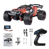 (Red) Remote Control Four Wheel Vehicle Off-road Car High Speed for Kids 5-12