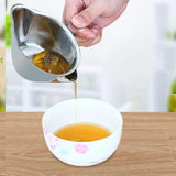 Grease Separator, Stainless Steel Grease Bowl Soup Filter, Kitchen Grease Separator, For Liquid Filtration Grease Filter (trumpet Cup Oil Filter)
