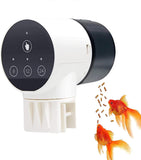 Aquarium Smart Fish Feeder, Aquarium Fish Tank Timer Automatic Feeder, Programmable Fish Food Feeder (three Gears (large Tray) Can Rotate 360 Degrees