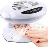 Air Nail Dryer, 400w Air Nail Fan Blow Dryer For Nail Polish Intelligent Automatic Sensor Hot & Cold