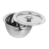 Oil Basin Mixing Bowls with Lid, Large Mixing Bowls, Stainless Steel