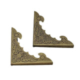 Metal corner protectors, decorative 10PCS 40403.5mm Vintage bronze for Books DIY