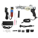 Tufting Starter Kit High Speed 2 in 1 Cut Pile Loop Pile Handheld Electric Rug Tufting Tool Set for Beginners 100240V AU Plug